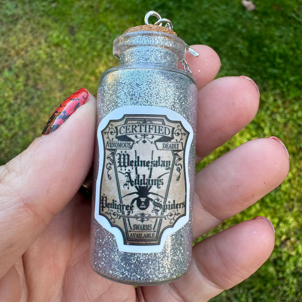 Halloween “potion” bottle Necklace