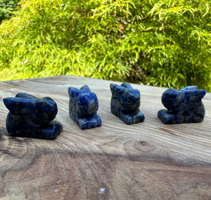 Sodalite Crystal Bunnies