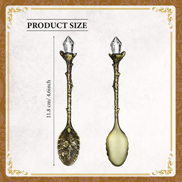 Spoon with clear crystal