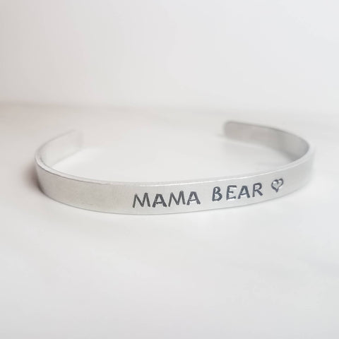 Mama Bear Cuff Bracelet
