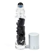 Obsidian Essential Oil Roller - Empty